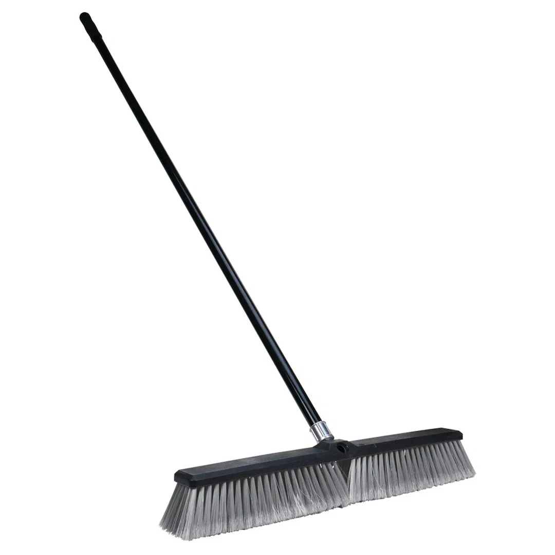 W28 – PERFORM TOOL Broom, Use On Garage/ Finished Concrete/ Masonry And Shop Floor 24 Inch Broom Width Polypropylene ...